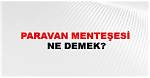 What Does Paravan Mean