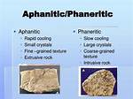 What Does Phaneritic Mean?