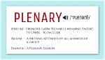What Does Plenary Mean?