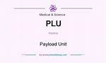 What Does Plu Stand for?