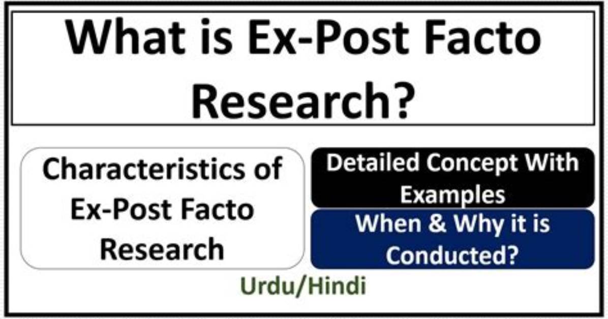 What Does Post Factum?