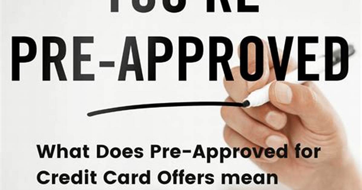 What Does Pre Application Means?