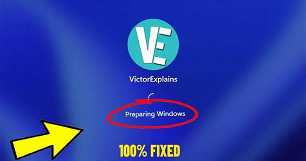 What Does Preparing Windows Mean?