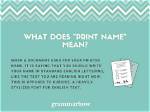 What Does Printed Mean?
