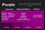 What Does Purple Represent?