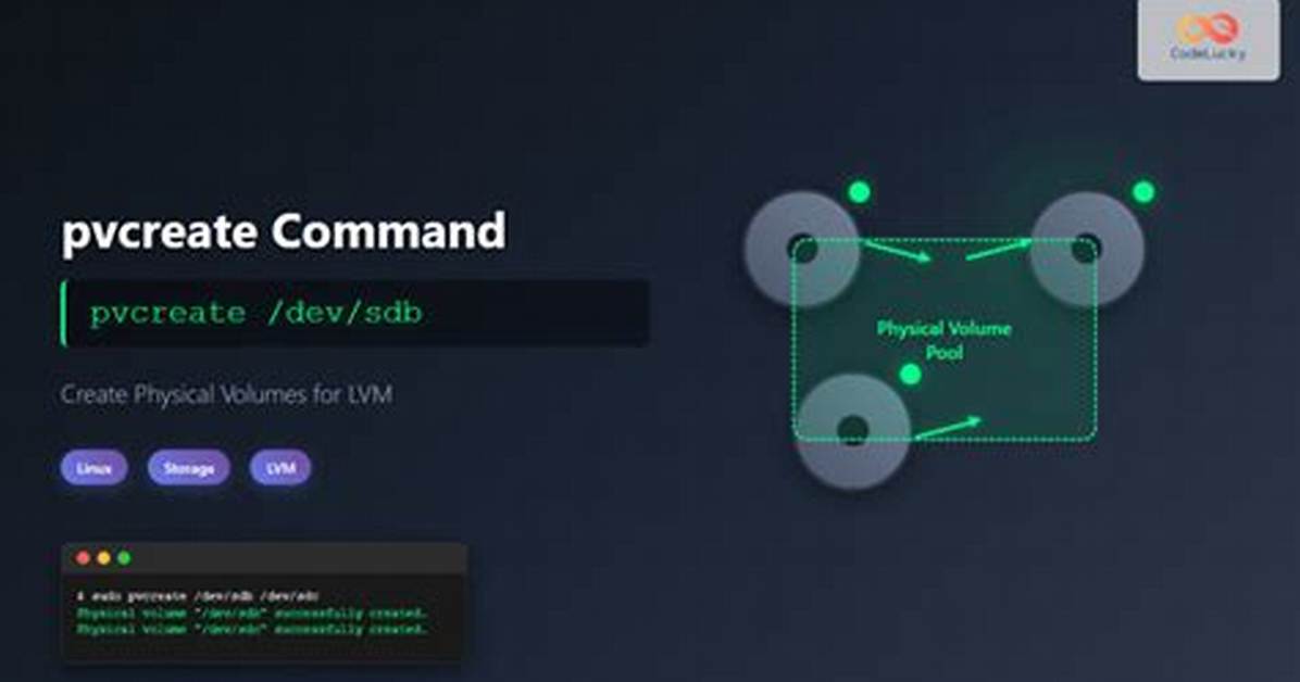 What Does Pvcreate Do in Linux?