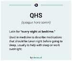 What Does Qhs Mean