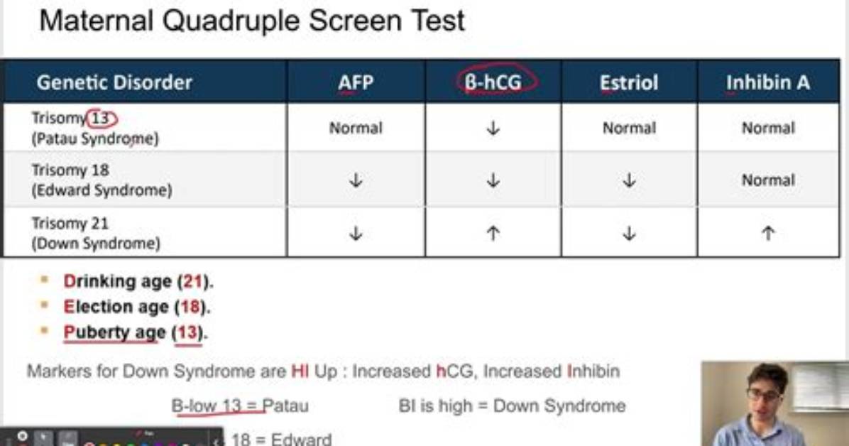 What Does Quad Screen Test for?