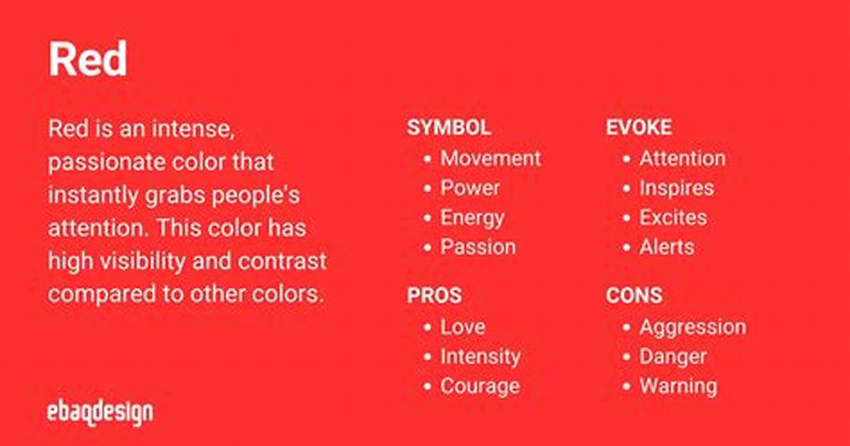 What Does Red Mean