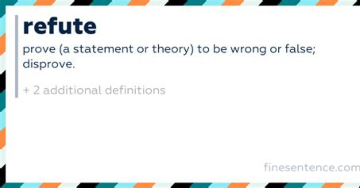 What Does Refute Me?