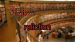 What Does Reliction Mean
