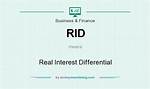 What Does Rid Mean?