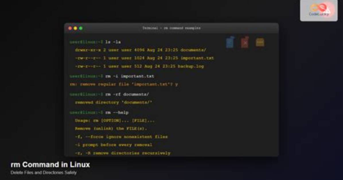 What Does Rm Mean in Linux?