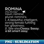 What Does Romina Mean?