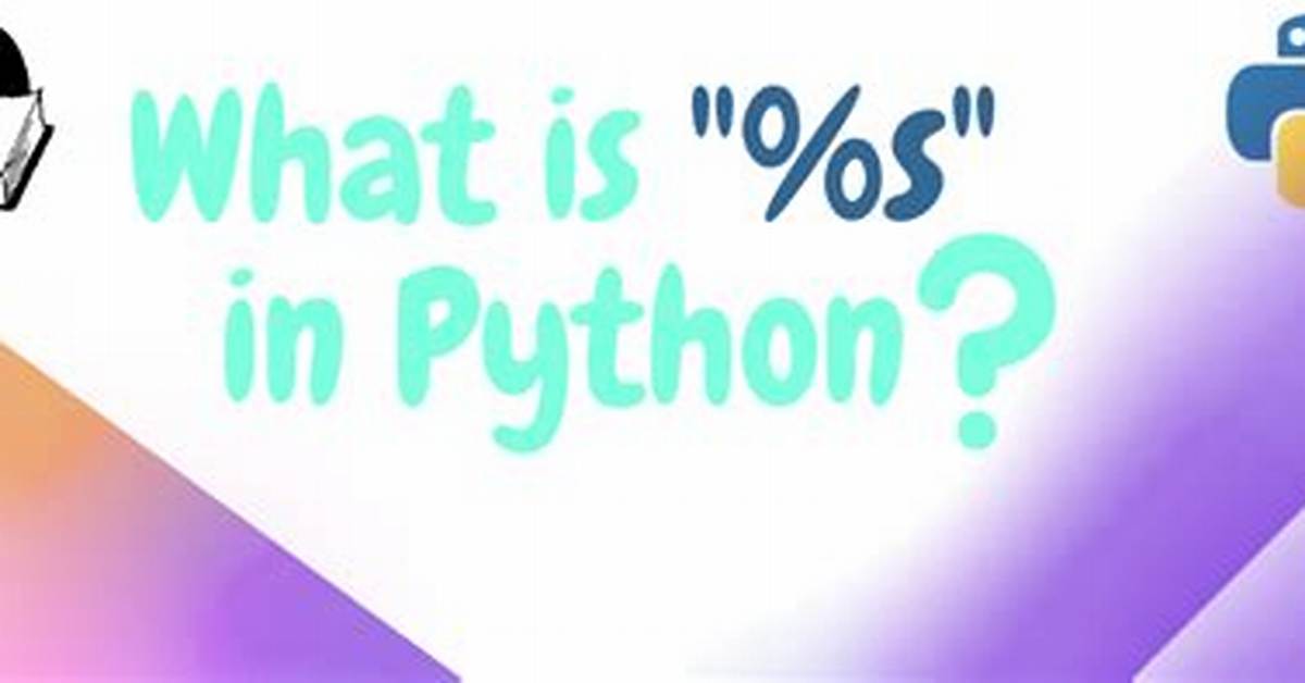 What Does %S Mean in a Python Format String?