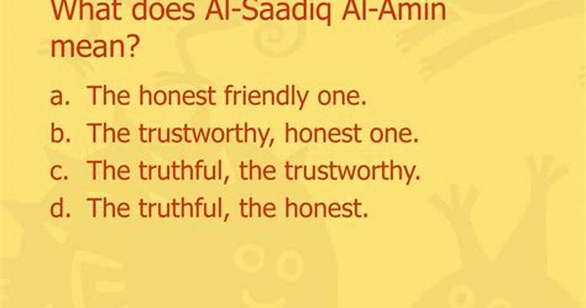 What Does Saadiq Mean?
