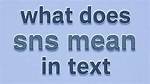 What Does Sannups Mean?