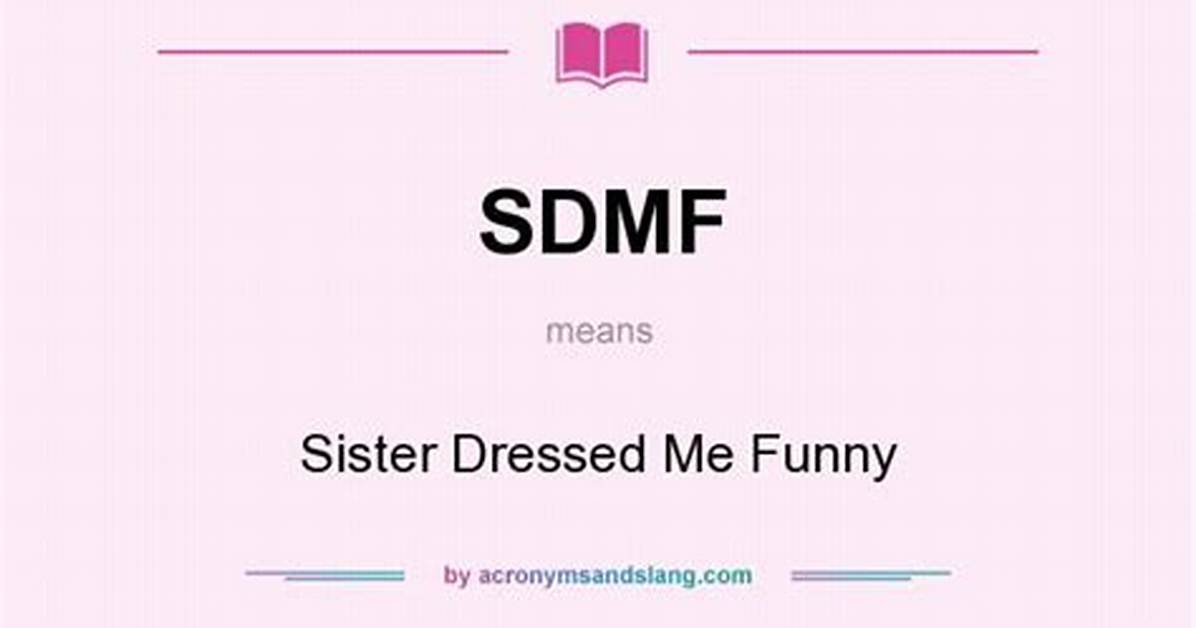What Does Sdmf Stand for?