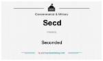 What Does Seconded Staff Mean?