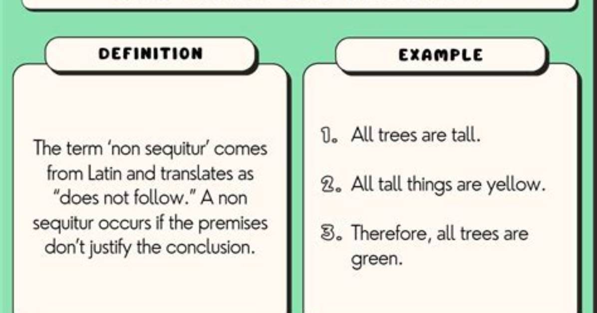 What Does Sequitur Definition?