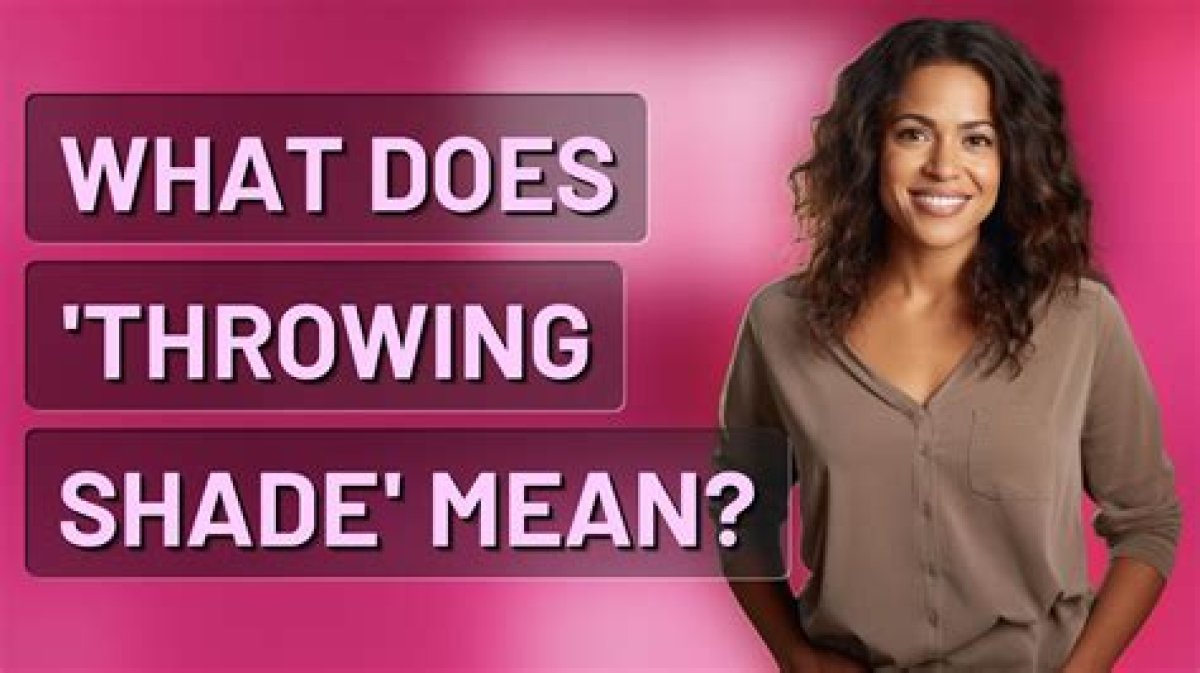 What Does Shade Mean