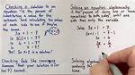 What Does Solve Algebraically Mean?