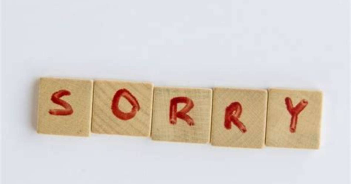 What Does Sorry Mean?