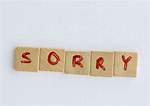 What Does Sorry Mean?
