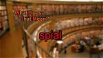 What Does Spial Mean?