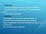 What Does Stuporous Mean?