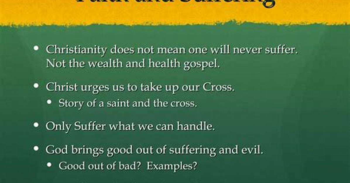 What Does Suffering Do?