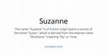 What Does Suzanne Mean?