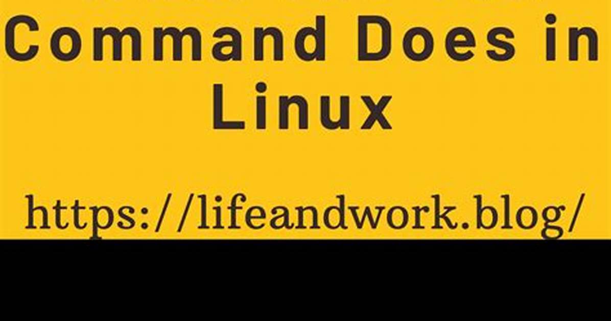What Does Tail Mean in Linux?