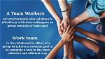 What Does Team Wise Mean?