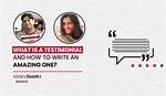 What Does Testimonial Mean?
