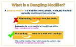 What Does the Modifier Mean