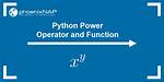 What Does the Power Operator (**) in Python Translate into?