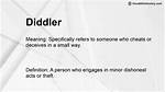 What Does the Term Diddler Mean?