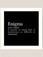 What Does the Word Enigmatically?