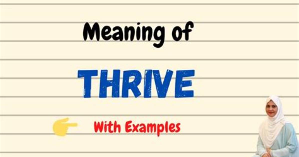What Does Trive Mean?