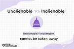 What Does Unalienable Mean