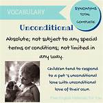What Does Unconditional Mean