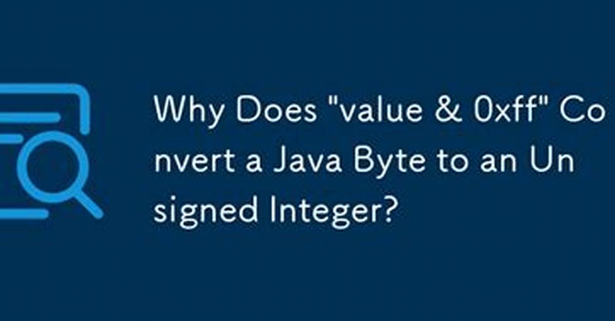 What Does Value & 0Xff Do in Java?