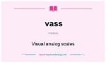 What Does Vass Mean?