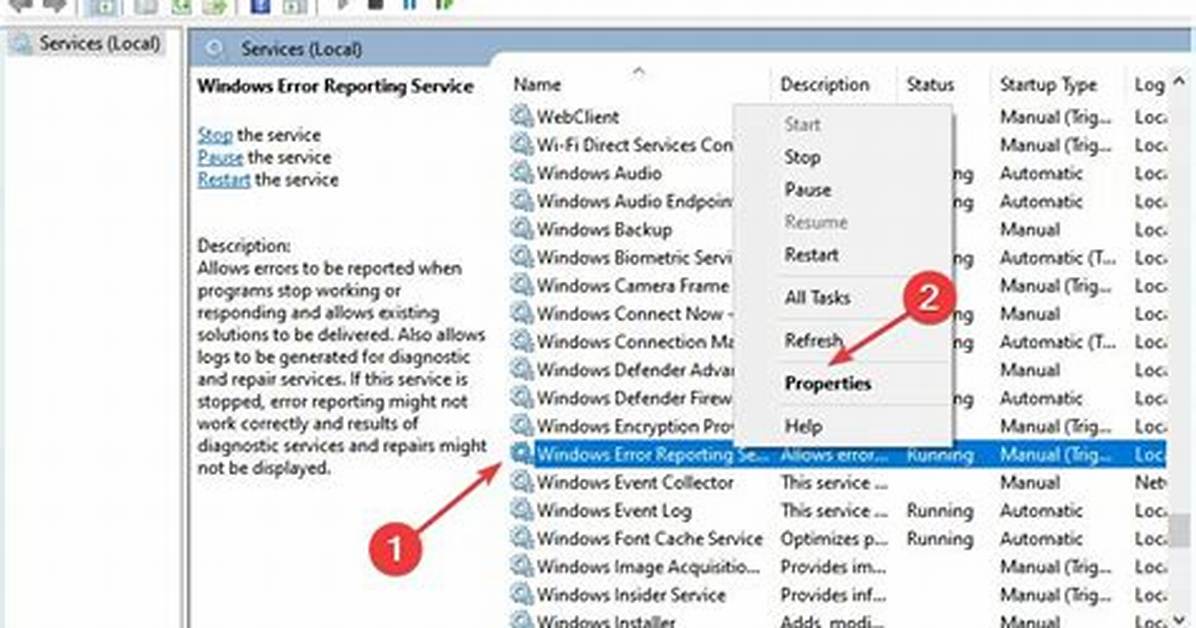 What Does Windows Error Reporting Service Do?
