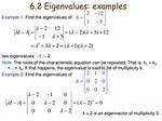 What Eigenvalues Tell You?