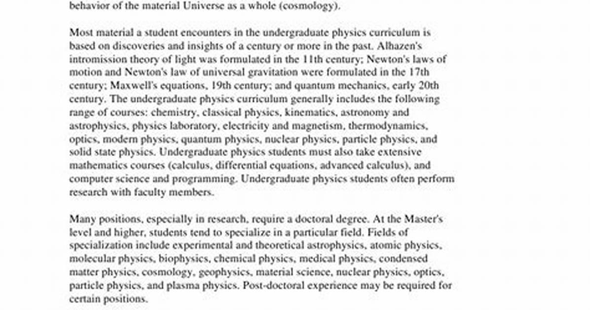 What Exactly Does a Physicist Do?