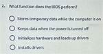 What Function Does Bios Perform?