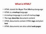 What Html Stands for?