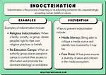 What Indoctrination Does Mean?